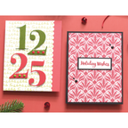 Hero Arts Cling Stamp Falala Bold Prints cg914 holiday wishes