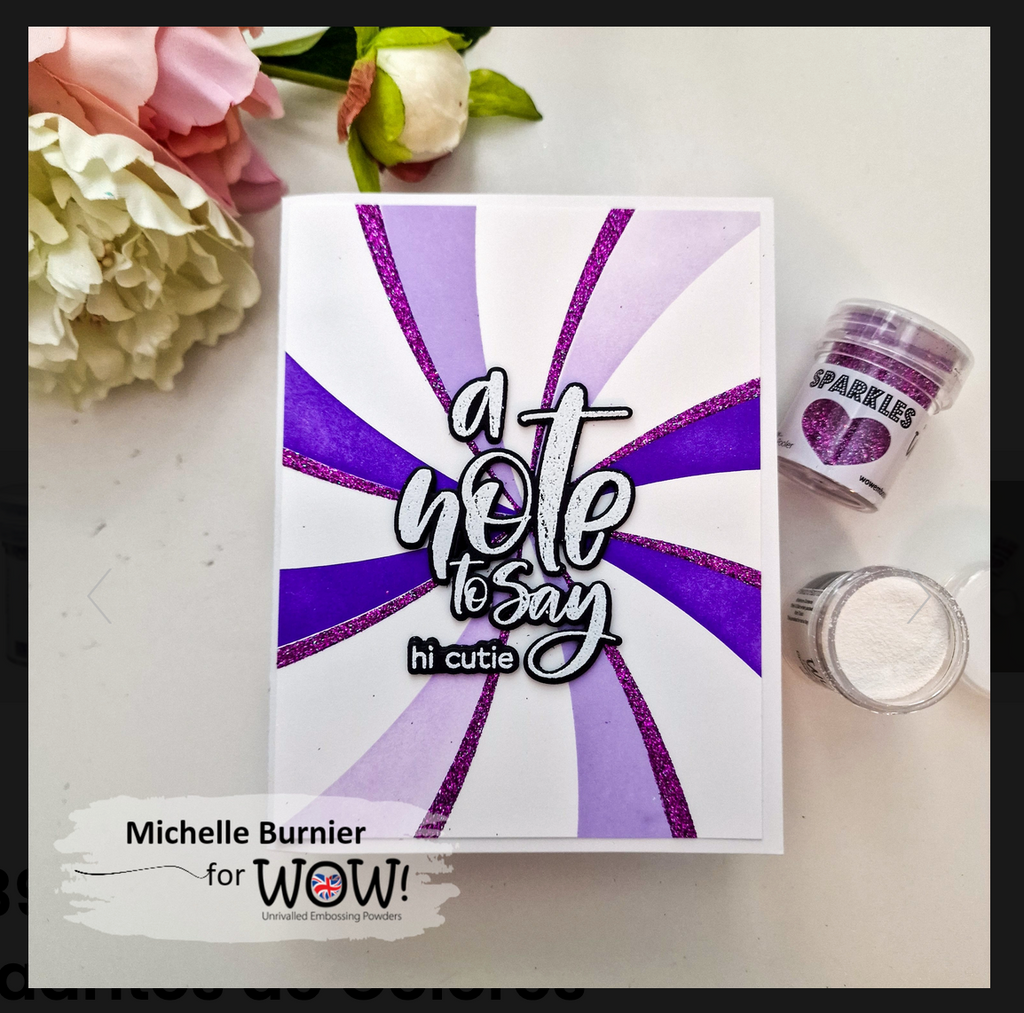 WOW Embossing Glitter The Violetera ws391x lines