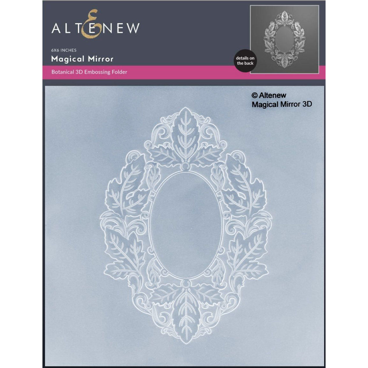 Altenew Magical Mirror 3D Embossing Folder alt8133