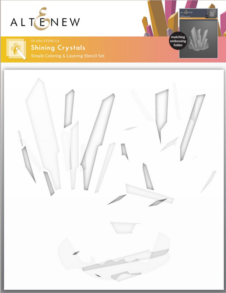 Altenew Shining Crystals Layering Stencils alt8127