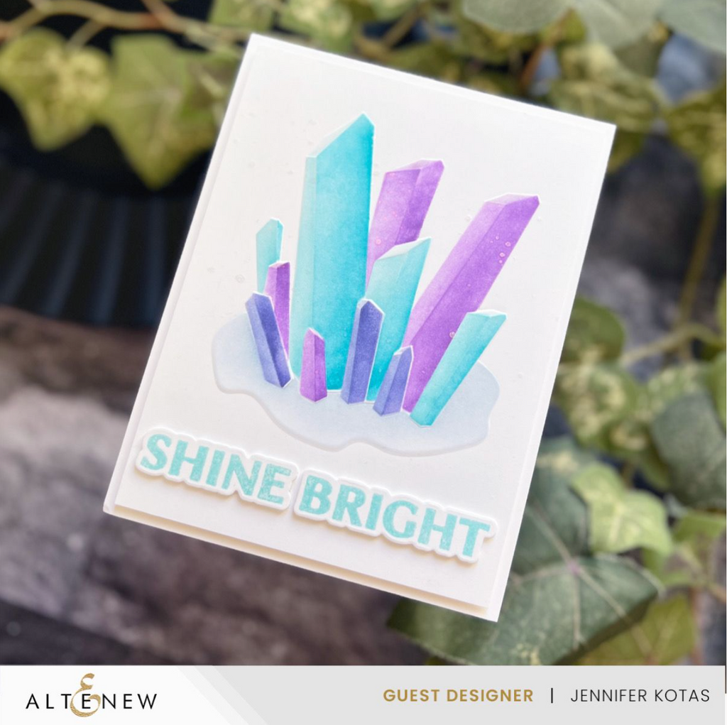 Altenew Shining Crystals Layering Stencils alt8127 shine bright