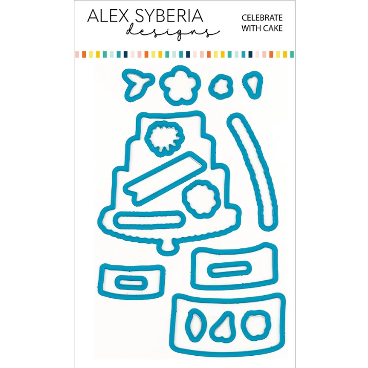 Alex Syberia Designs Celebrate with Cake Die Set asd-cd-103
