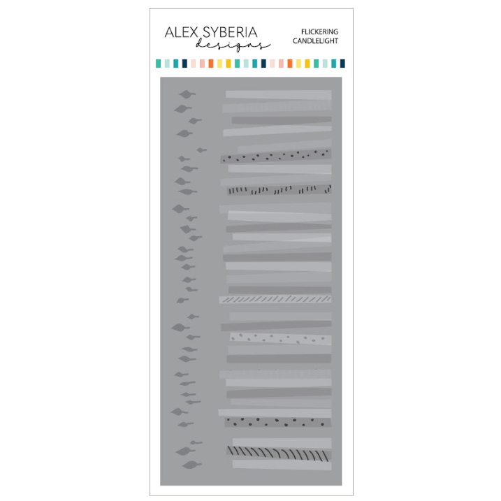 Alex Syberia Designs Flickering Candlelight Stencil Set asd-ste-105