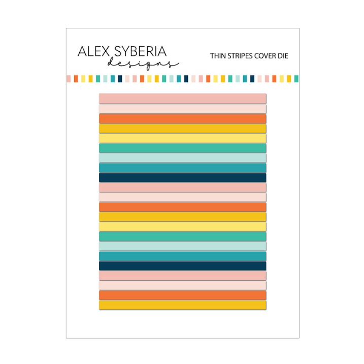 Alex Syberia Designs Thin Stripes Cover Die asd-d-115