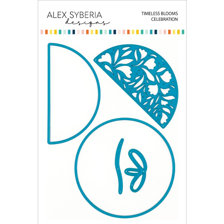 Alex Syberia Designs Timeless Blooms Celebration Die Set asd-d-106