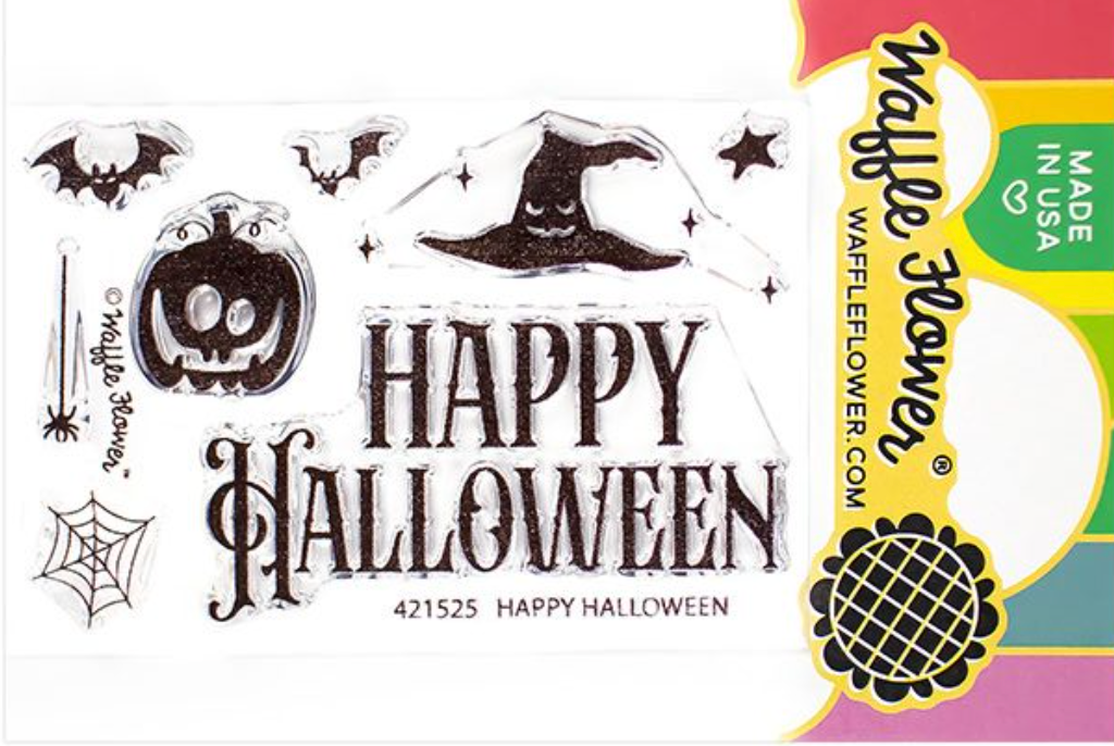 Waffle Fower Happy Halloween Clear Stamps 421525