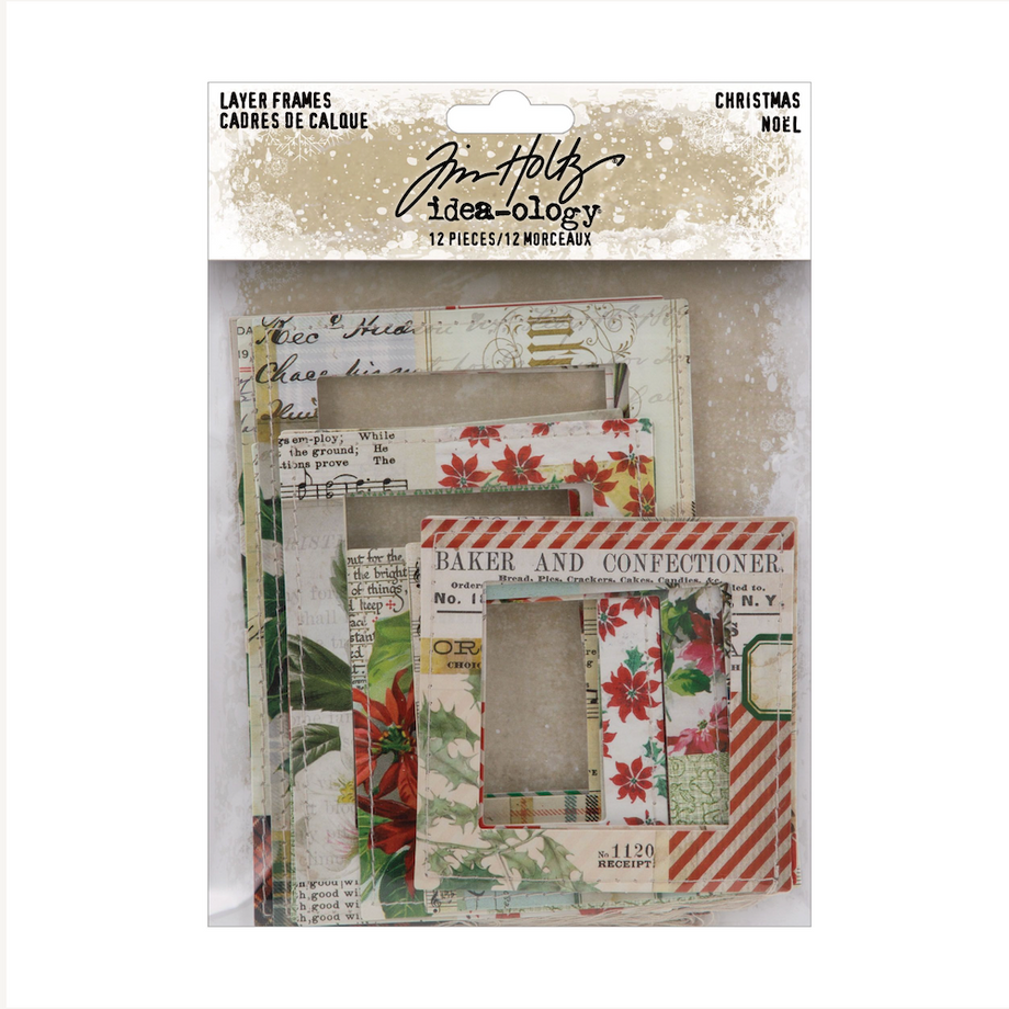 Tim Holtz idea-ology 2023 Christmas Layer Frames th94362