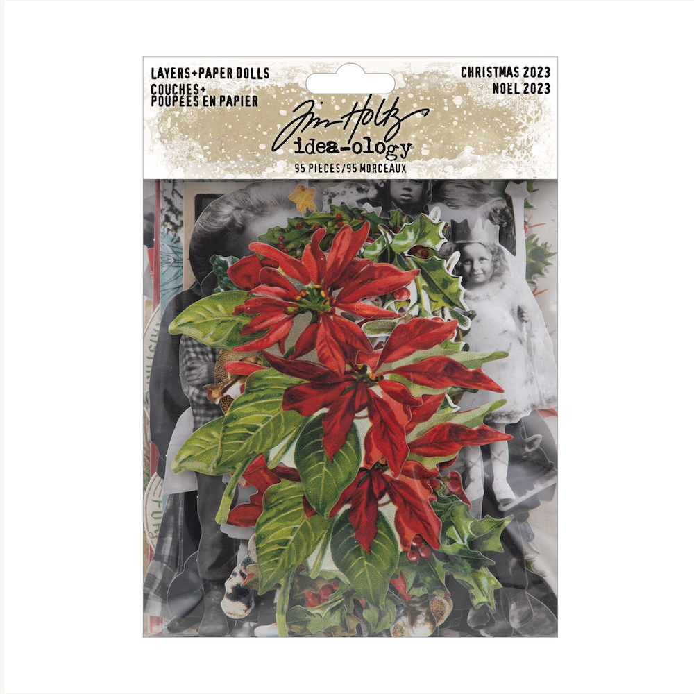 Tim Holtz Idea-ology 2023 Christmas Layers and Paper Dolls th94348