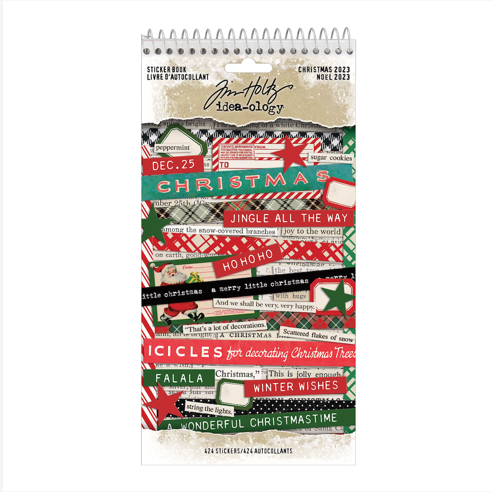 Tim Holtz Christmas Sticker Book Tim Holtz Christmas Sticker Book