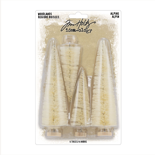 Tim Holtz idea-ology Christmas Woodland Trees Alpine th94358