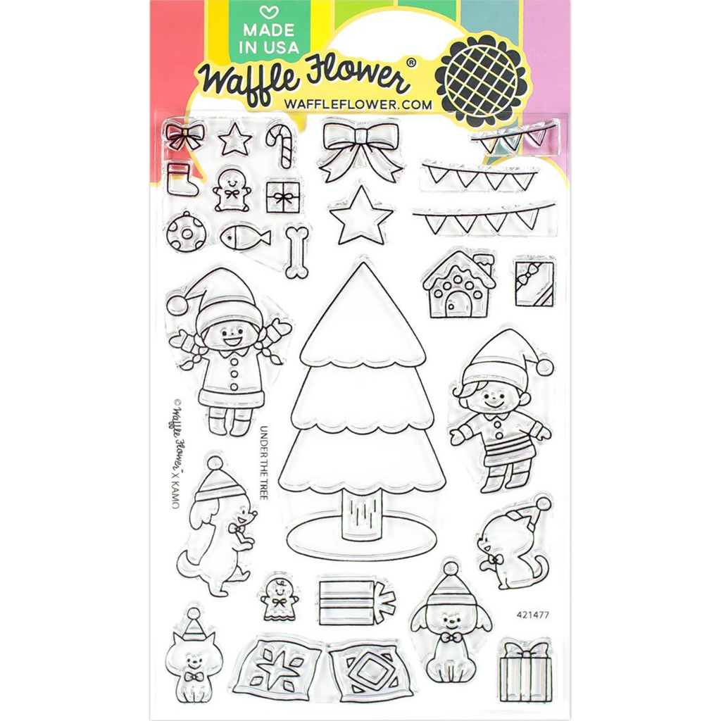 Waffle Flower Under the Tree Clear Stamps 421477