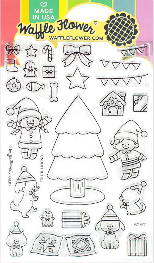 Waffle Flower Under the Tree Clear Stamps 421477