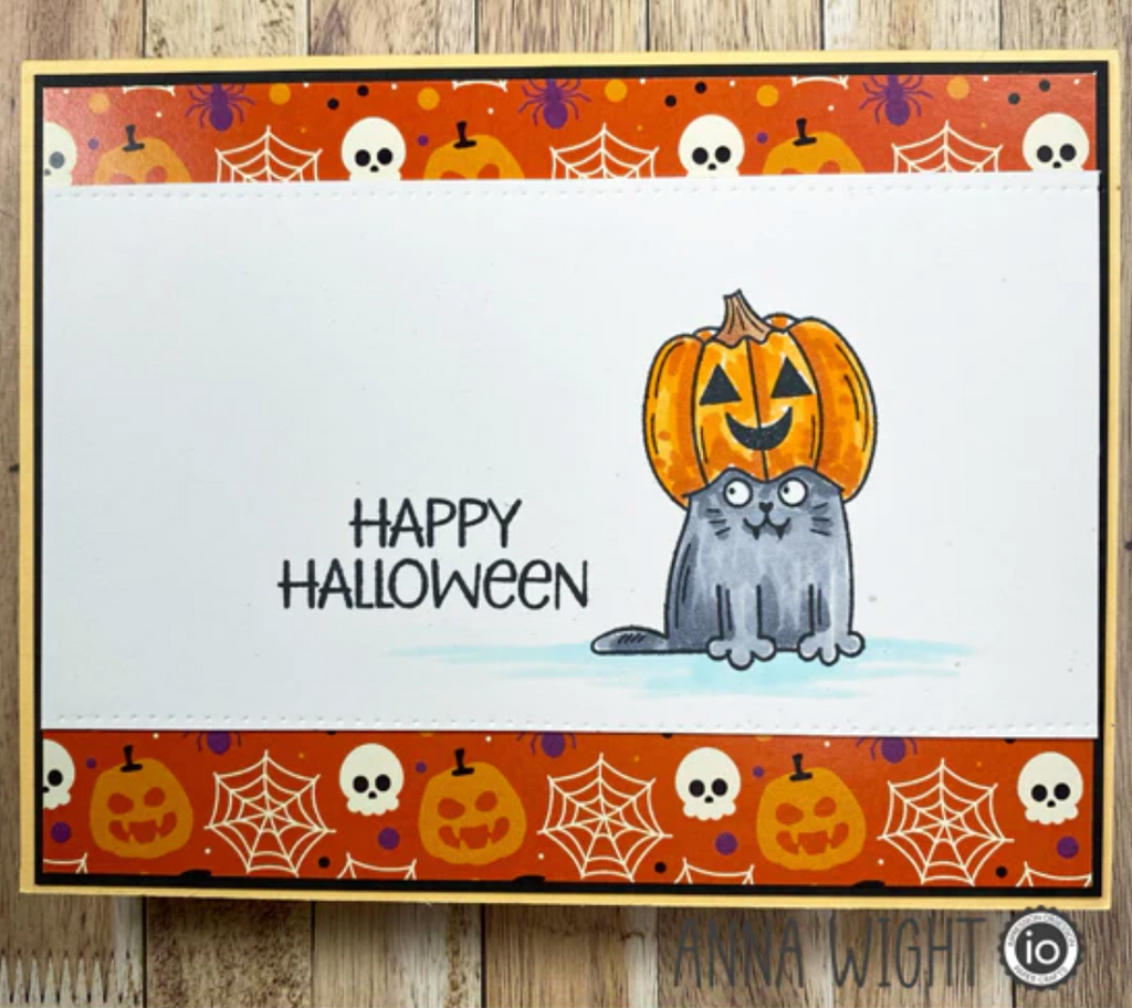 Impression Obsession Halloween Fun 6x6 inch Paper Pad pp042 happy halloween