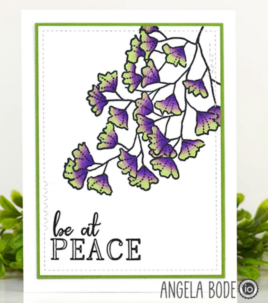Impression Obsession Clear Stamps Maidenhair Fern cl1254 be at peace
