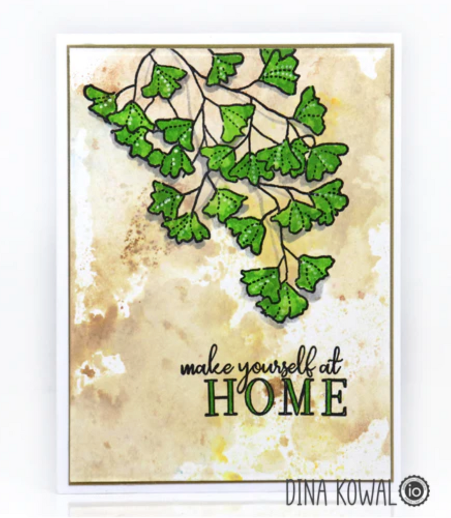 Impression Obsession Clear Stamps Maidenhair Fern cl1254 make yourself at home