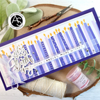 Alex Syberia Designs Flickering Candlelight Stencil Set asd-ste-105 purple