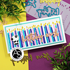 Alex Syberia Designs Flickering Candlelight Stencil Set asd-ste-105 Panda