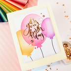Alex Syberia Designs Bokeh Balloons Stencil asd-ste-104 birthday