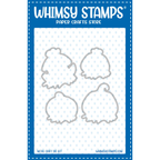 Whimsy Stamps Grumpin Punkins Outline Dies wsd218