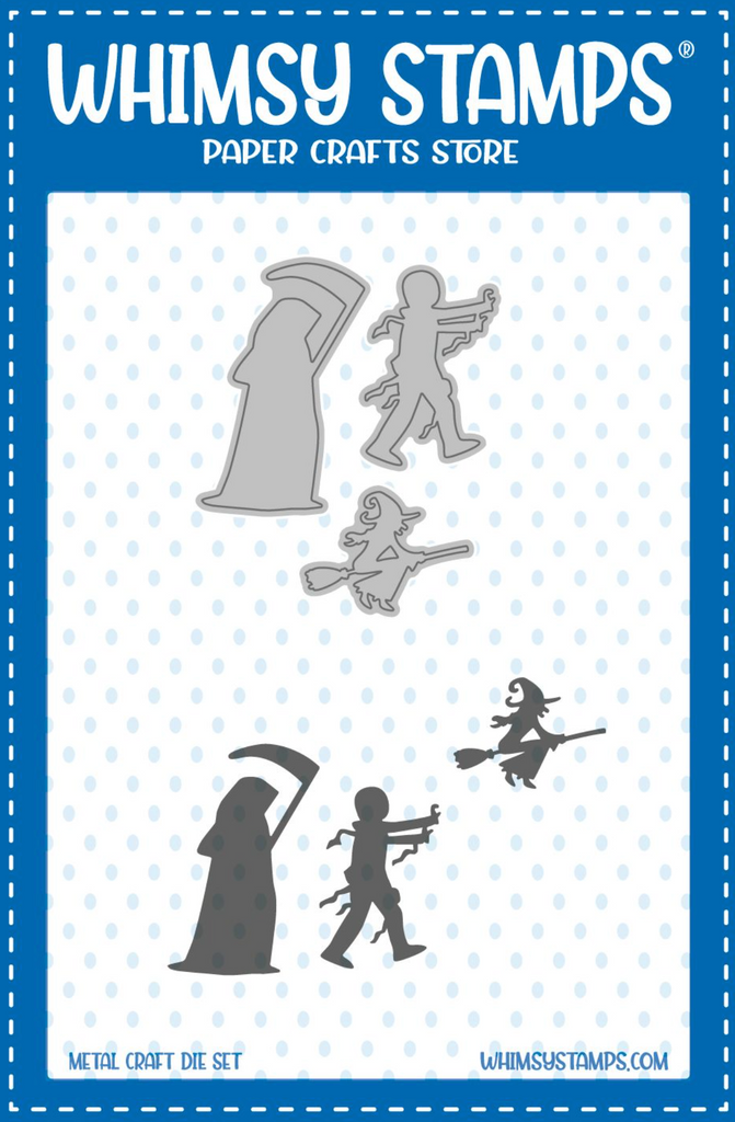 Whimsy Stamps Roaming Monsters Dies wsd223