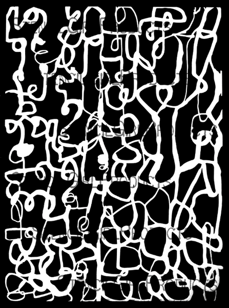Altenew - 6x6 Stencil - Graffiti Scribble