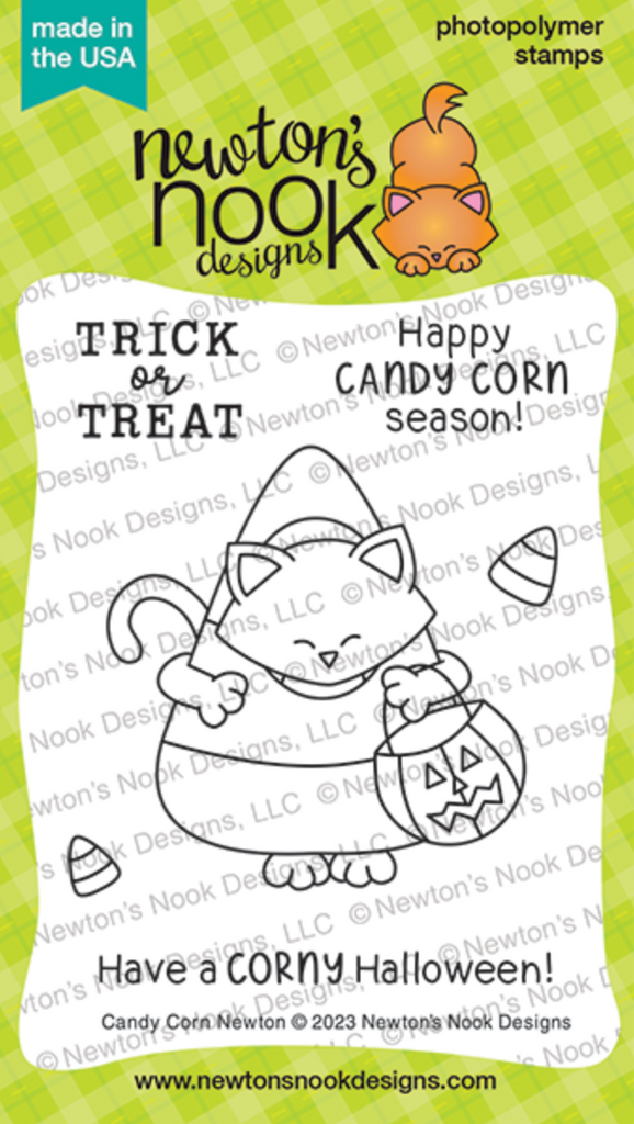 Newton's Nook Designs Candy Corn Newton Clear Stamps nn2309s02