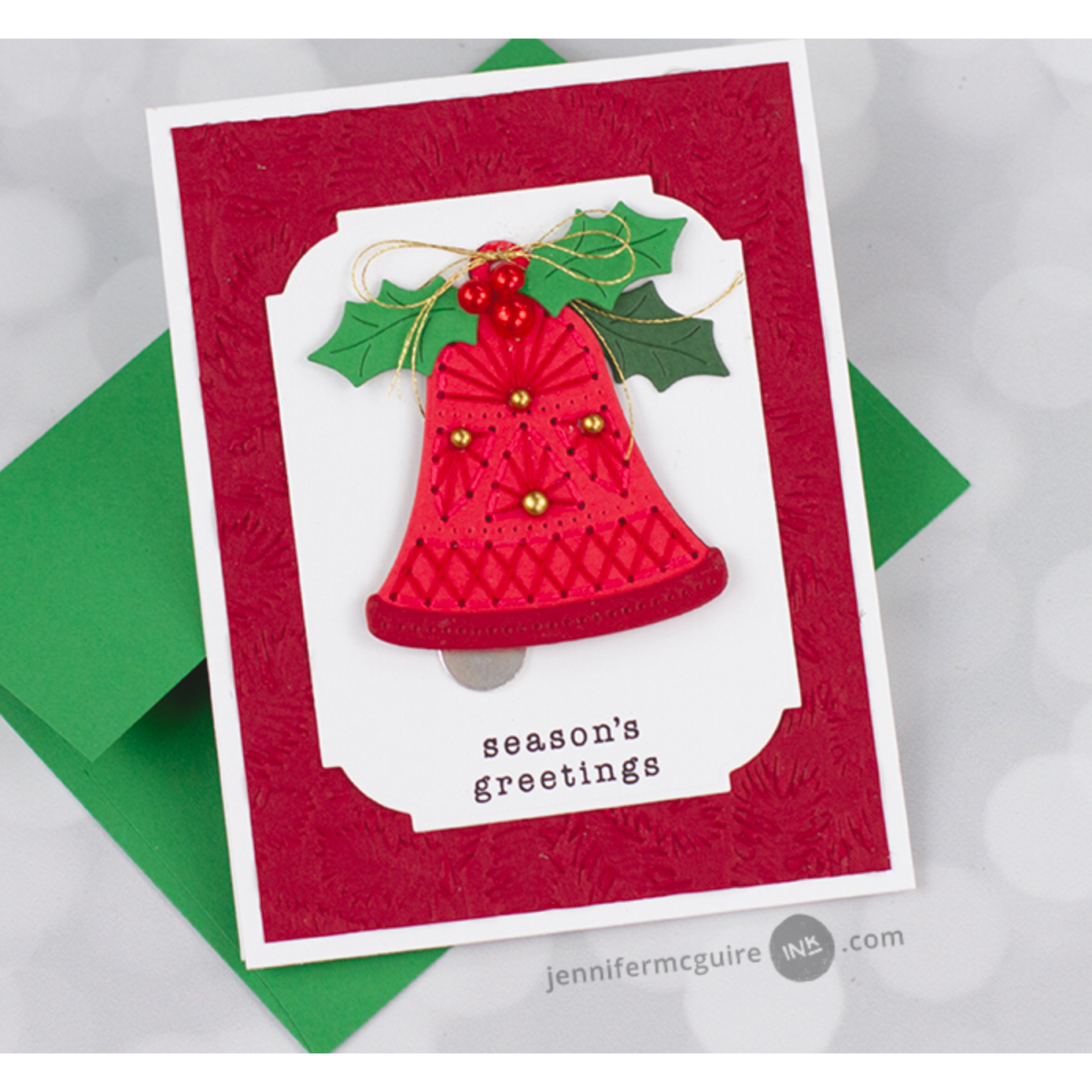 S5-602 Spellbinders Notched Corner Frames Etched Dies season's greetings | color-code:ALT01