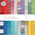 Craft Consortium Beach Hut 8 x 8 inch Paper Pad ccepad028e