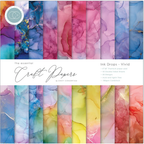 Craft Consortium Ink Drops Vivid 8 x 8 inch Paper Pad ccepad013e 
