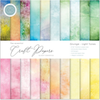 Craft Consortium Grunge Light Tones 8 x 8 inch Paper Pad ccepad008e