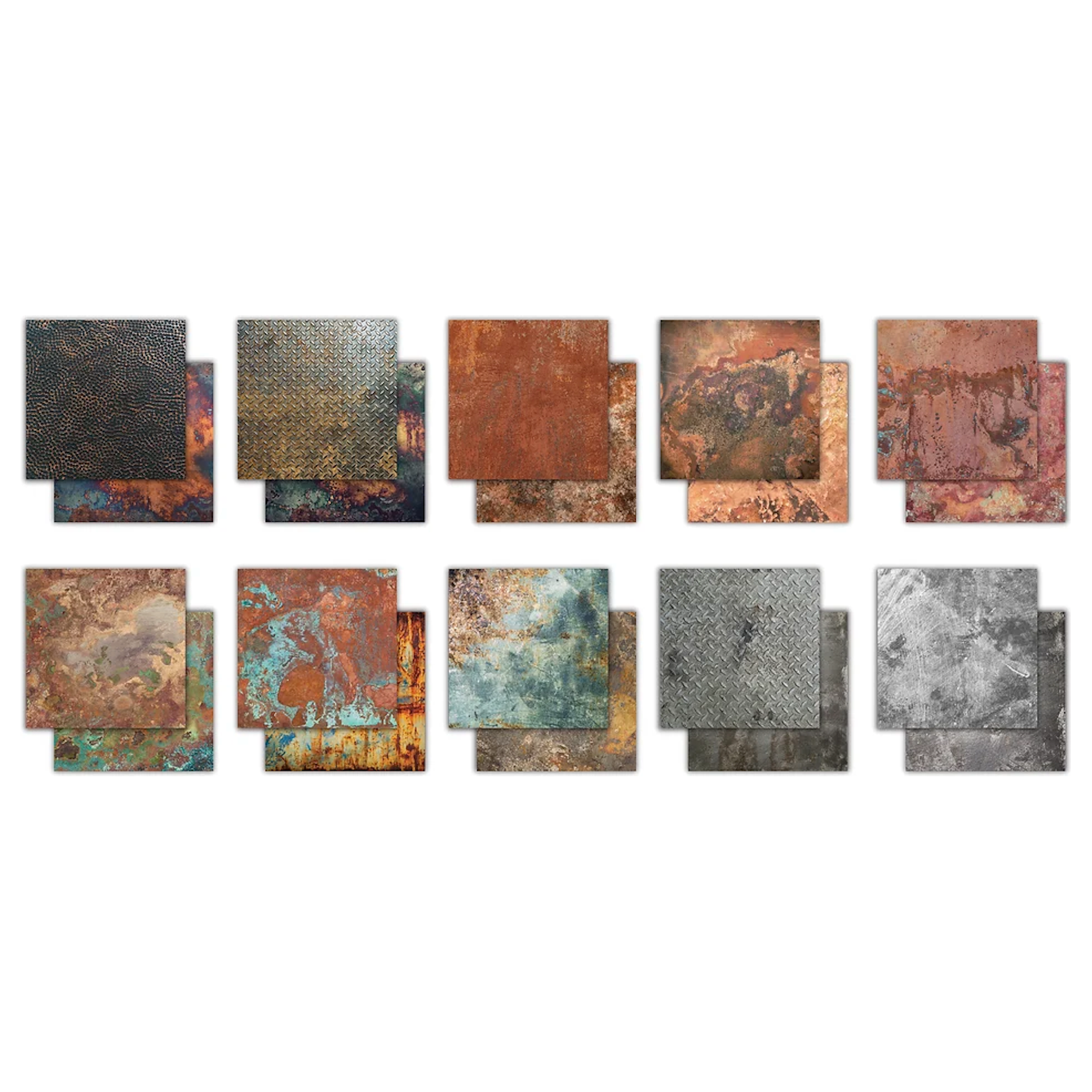 Craft Consortium Metal Textures 8 x 8 inch Paper Pad ccepad005e full image