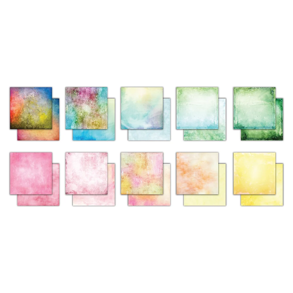 Craft Consortium Grunge Light Tones 8 x 8 inch Paper Pad ccepad008e full image
