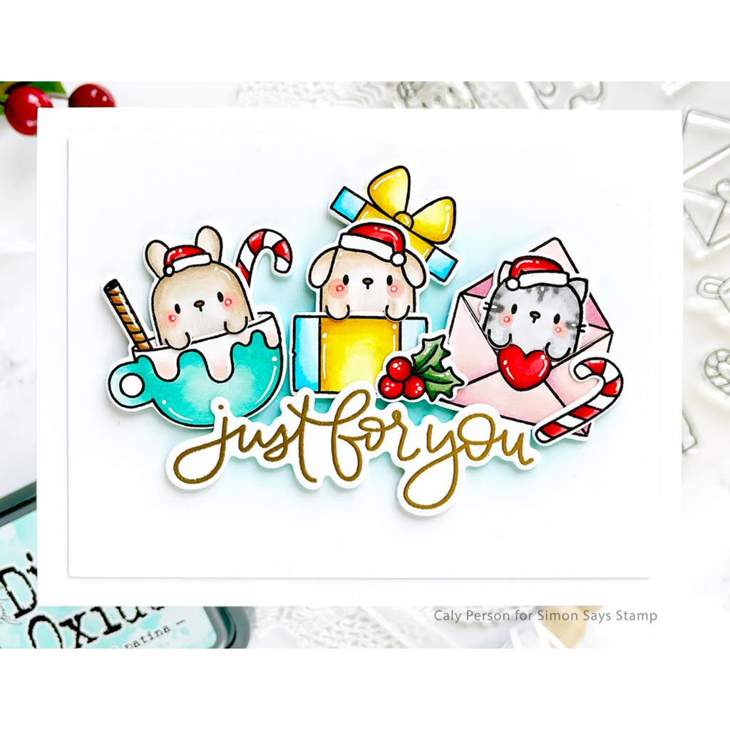Mama Elephant Clear Stamps Make It Merry just for you | color-code:ALT02