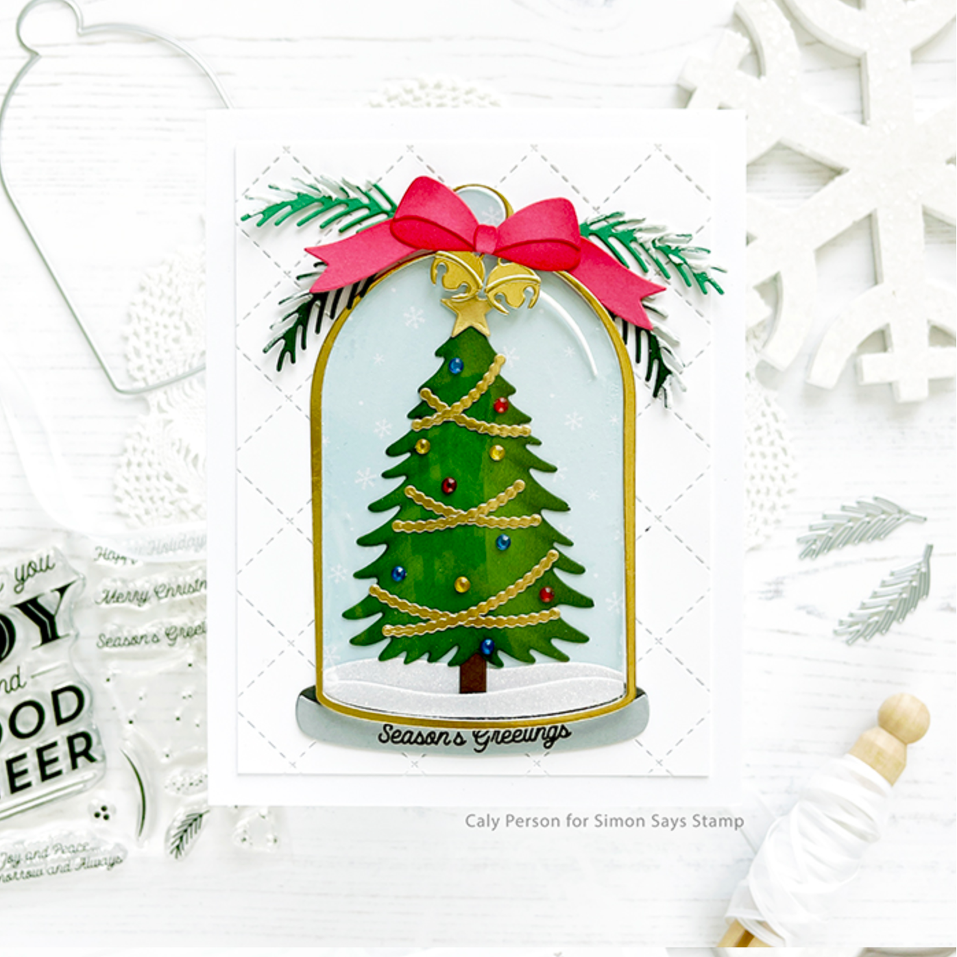 Concord & 9th Christmas Cloche Clear Stamp Set 11882 Tree |color-code:ALT02