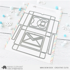 Mama Elephant Mini Bow Box Creative Cuts Steel Die