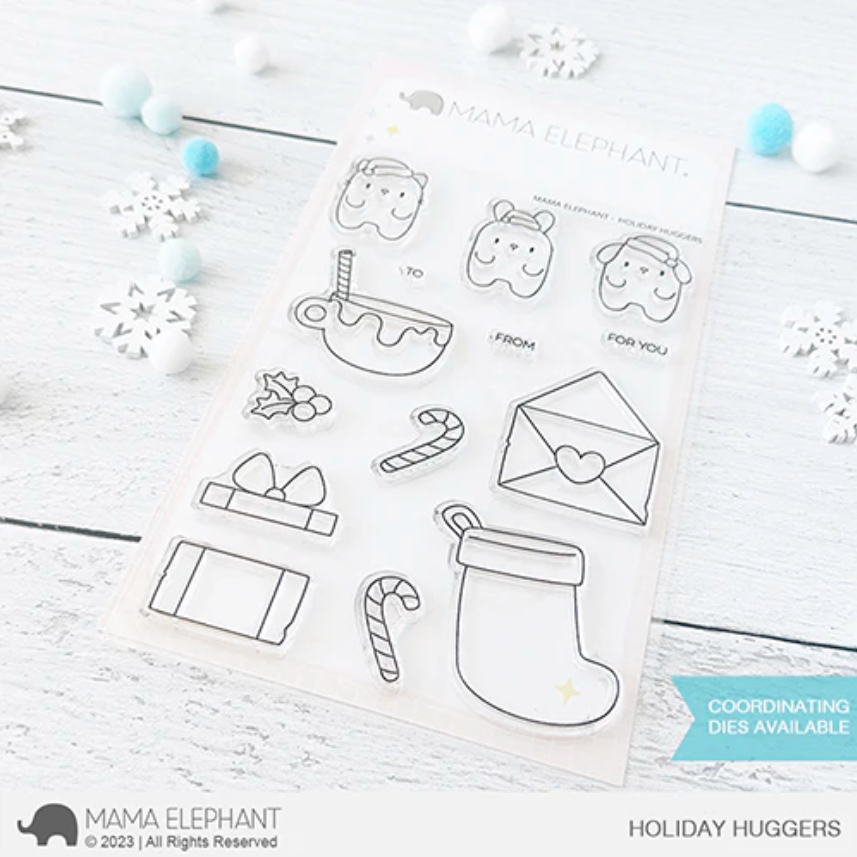 Mama Elephant Clear Stamps Holiday Huggers