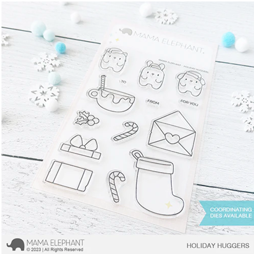 Mama Elephant Clear Stamps Holiday Huggers