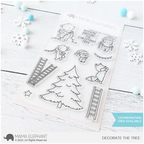 Mama Elephant Clear Stamps Decorate the Tree