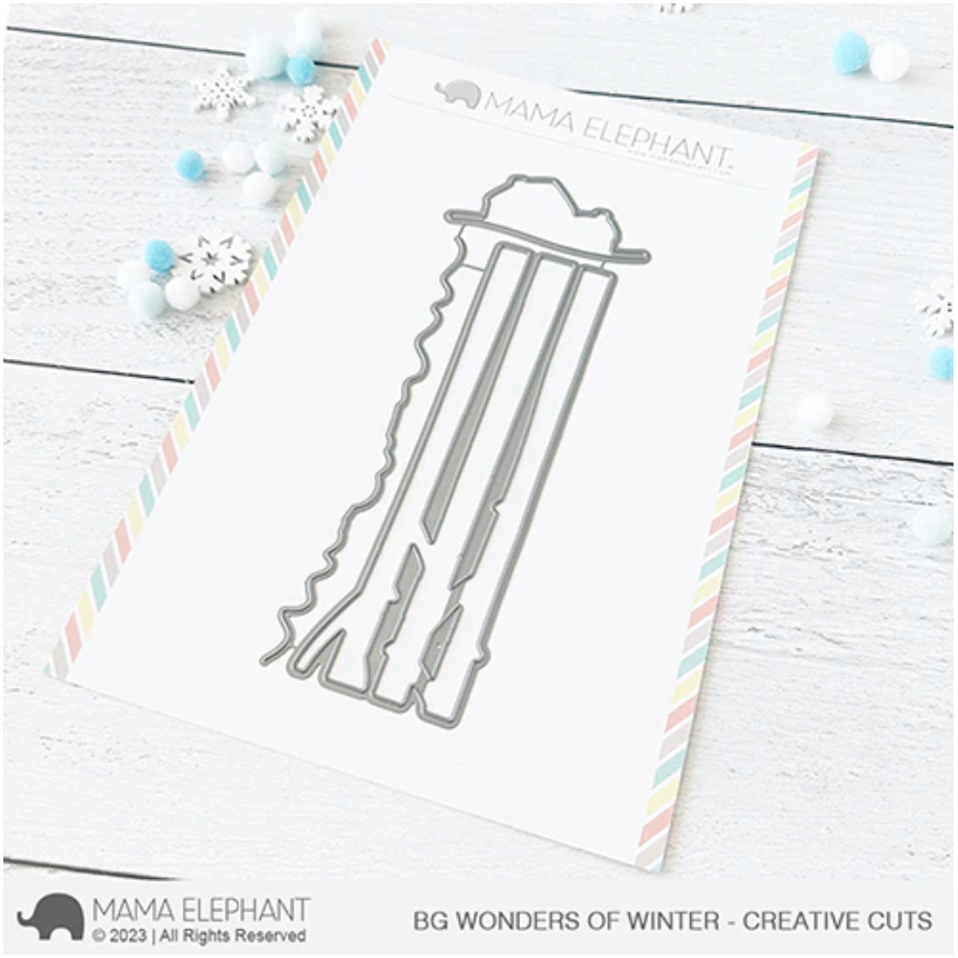 Mama Elephant BG Wonders of Winter Creative Cuts Steel Dies