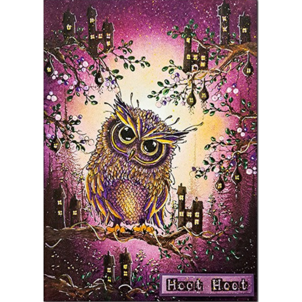 Lavinia Stamps Gus Clear Stamp lav800 hoot