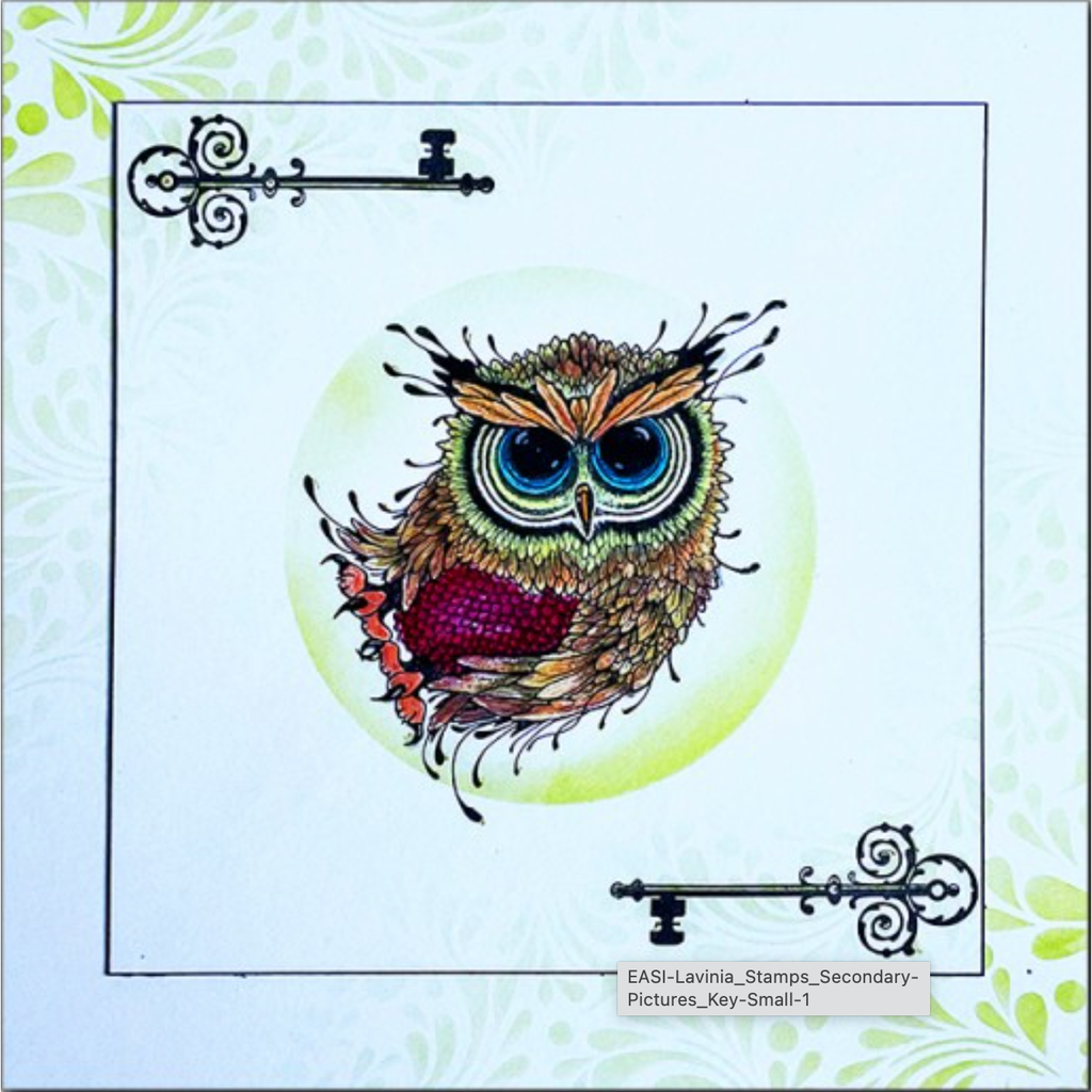 Lavinia Stamps Key Small Clear Stamp lav806 small key