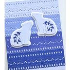 Poppy Stamps Nordic Border Set Dies 2595 pretty border