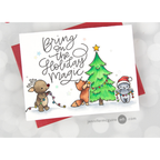 Mama Elephant Clear Stamps Make It Merry cute critters | color-code:ALT01