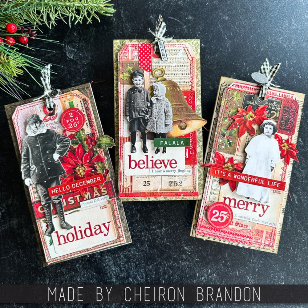 Tim Holtz Idea-ology 2023 Christmas Word Plaques and Tags th94352 Cheiron