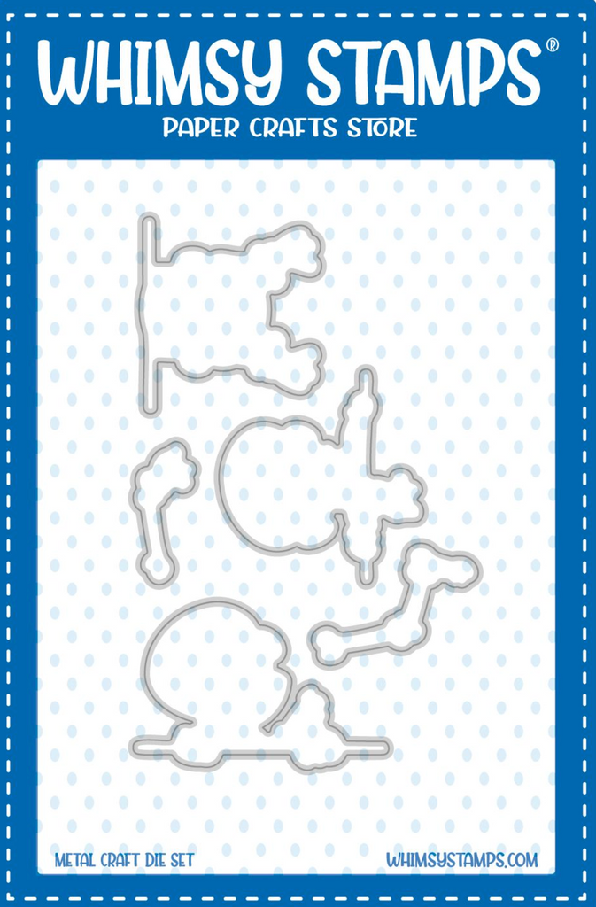 Whimsy Stamps No Bones About It Outline Dies wsd225