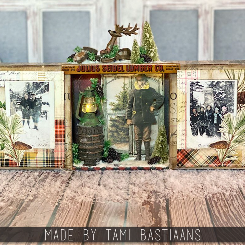 Tim Holtz Idea-ology 2023 Christmas Woodland Trees Alpine th94358 Tami