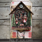 Tim Holtz Idea-ology 2023 Christmas Salvaged Figures Large th94361 Vicki