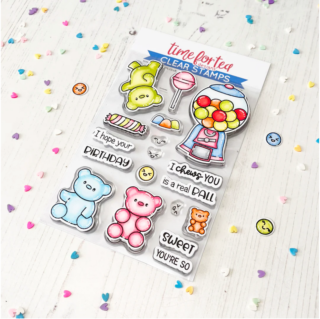 Time for Tea Designs Gummy Bears Clear Stamps