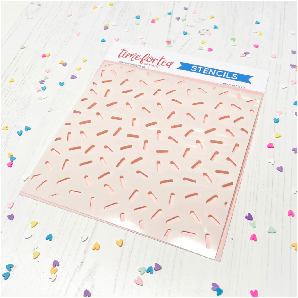 Time for Tea Designs Confetti Stencil