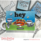 Time for Tea Designs Birthday Fox Coordinating Dies congrats
